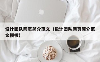 新余设计团队网页简介范文（设计团队网页简介范文模板）